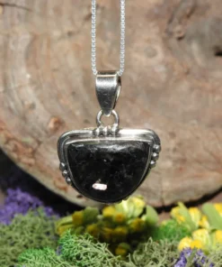 Nuummite .925 Sterling Silver Pendant