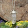 Crystal Quartz .925 Sterling Silver Pendant