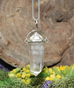 Crystal Quartz .925 Sterling Silver Pendant