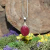 Ruby .925 Sterling Silver Pendant