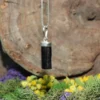 Black Tourmaline .925 Sterling Silver Pendant