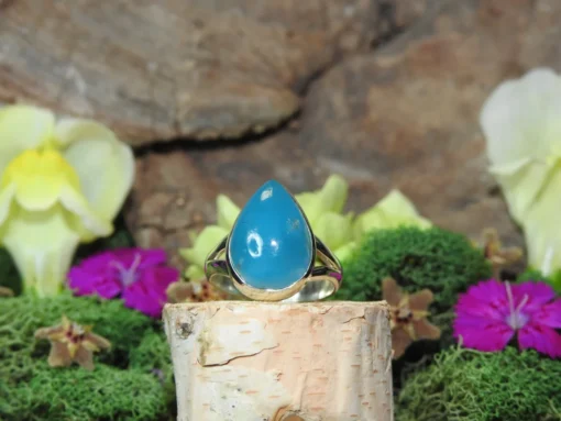 Hemimorphite .925 Sterling Silver Ring Size 5