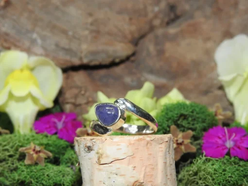 Tanzanite .925 Sterling Silver Ring Size 7 - Image 3