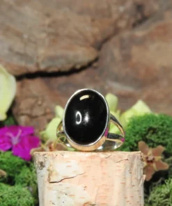 Shungite .925 Sterling Silver Ring Size 5