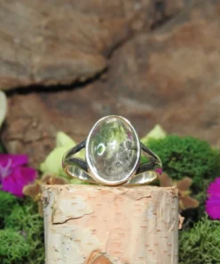 Aquamarine .925 Sterling Silver Ring Size 8
