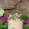 Herkimer Diamond .925 Sterling Silver Ring Size 10