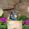 Azurite/Malachite .925 Sterling Silver Ring Size 5