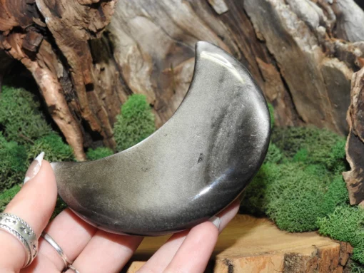 Silver Sheen Obsidian Moon - Image 3