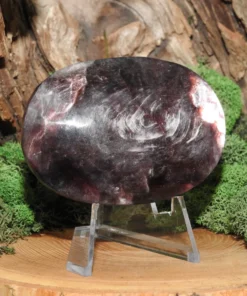 Purple Mica Palm Stone