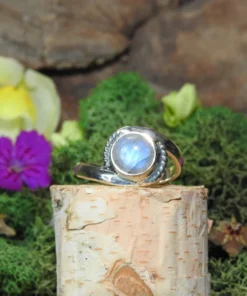 Moonstone .925 Sterling Silver Ring Size 6