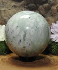 Green Lavender Jasper Sphere