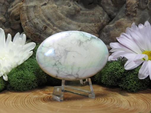 Aura Howlite Palm Stone