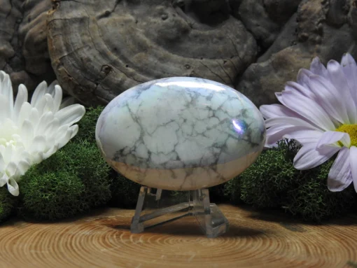 Aura Howlite Palm Stone - Image 2