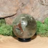 Chlorite in Quartz Sphere (Garden Quartz)