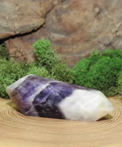 Chevron Amethyst Double Terminated Wand