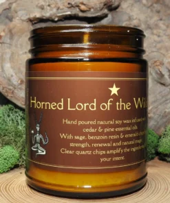 Horned Lord of the Wild Places Soy Candle--Made in Canada