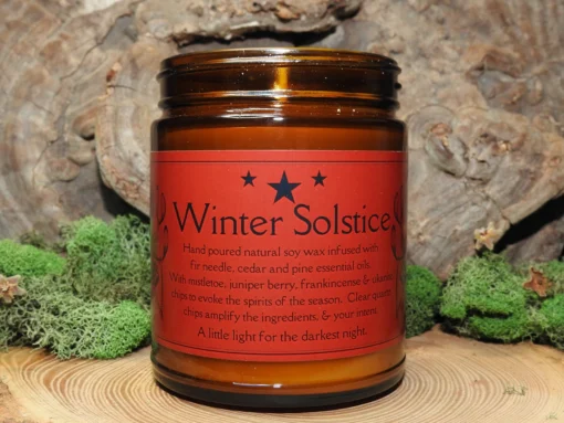 Winter Solstice Soy Candle--Made in Canada