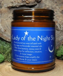 Silver Lady of the Night Sky Soy Candle