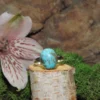 Turquoise Sterling Silver Ring Size 6.5