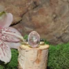 Morganite Sterling Silver Ring Size 6.5