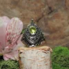 Peridot Poison Ring-Sterling Silver Size 8