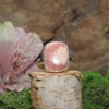 Rhodochrosite Sterling Silver Ring-Size 8