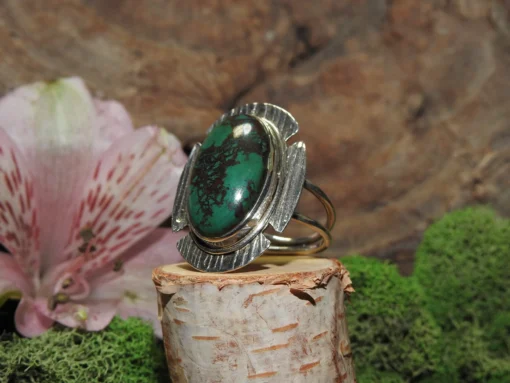 Shattuckite Sterling Silver Ring-Size7 - Image 2