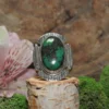 Shattuckite Sterling Silver Ring-Size7