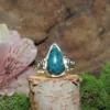 Azurite/Malachite Sterling Silver Ring-Size 9