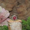 Ruby Sterling Silver Ring-Size 9