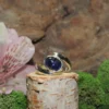 Sapphire Sterling Silver Ring-Size 5