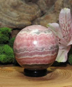 Rhodochrosite Sphere