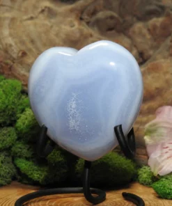 Blue Lace Agate Heart