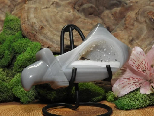 Druzy Agate Sword Carving