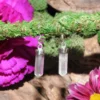 Clear Quartz .925 Sterling Silver Earrings