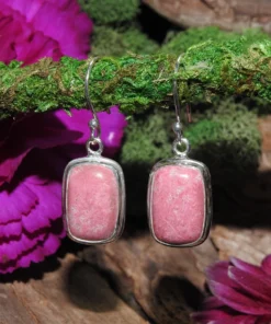 Thulite .925 Sterling Silver Earrings