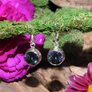 Mystic Topaz .925 Sterling Silver Earrings