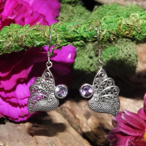 Amethyst .925 Sterling Silver Earrings