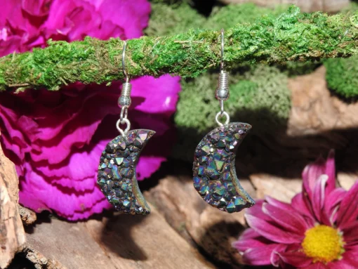Titanium Amethyst Earrings (nickel free)