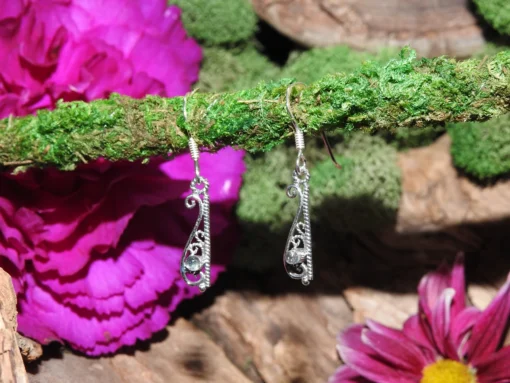 Blue Topaz .925 Sterling Silver Earrings