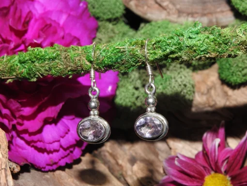 Amethyst .925 Sterling Silver Earrings