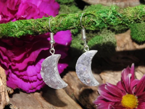 Aura Amethyst Nickel-Free Earrings