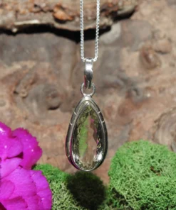 Prasiolite .925 Sterling Silver Pendant