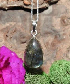 Labradorite .925 Sterling Silver Pendant