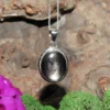 Hypersthene .925 Sterling Silver Pendant
