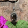 Golden Seraphinite .925 Sterling Silver Pendant