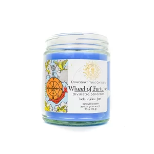 Wheel of Fortune Tarot Candle