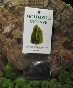 Moldavite Incense Cones