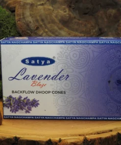 Satya Lavender Backflow Incense Cones