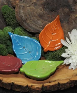 Leaf Ceramic Incense Holder